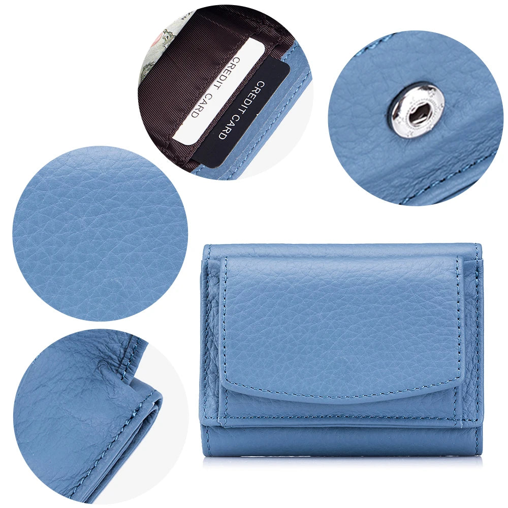 Mini portefeuille RFID pour femme